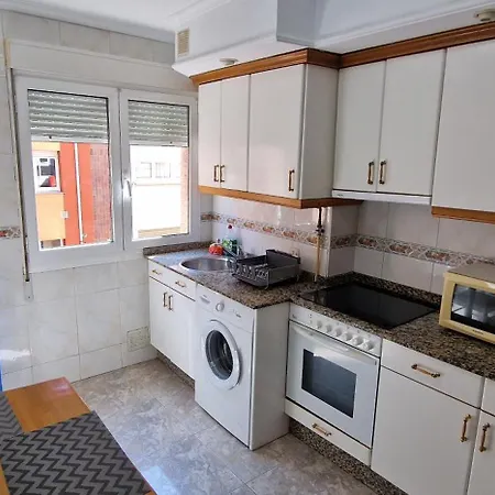 La Arena Playa San Lorenzo - Wifi - 6 Pax - 3 Hab - Vut-5275-as شقة *